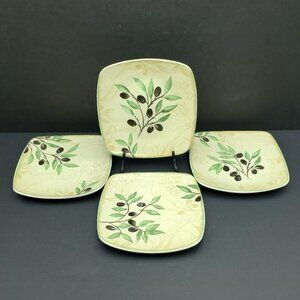Pfaltzgraff Olive Grove Appetizer Plates Jen Killeen Snack Plates Canape Plates
